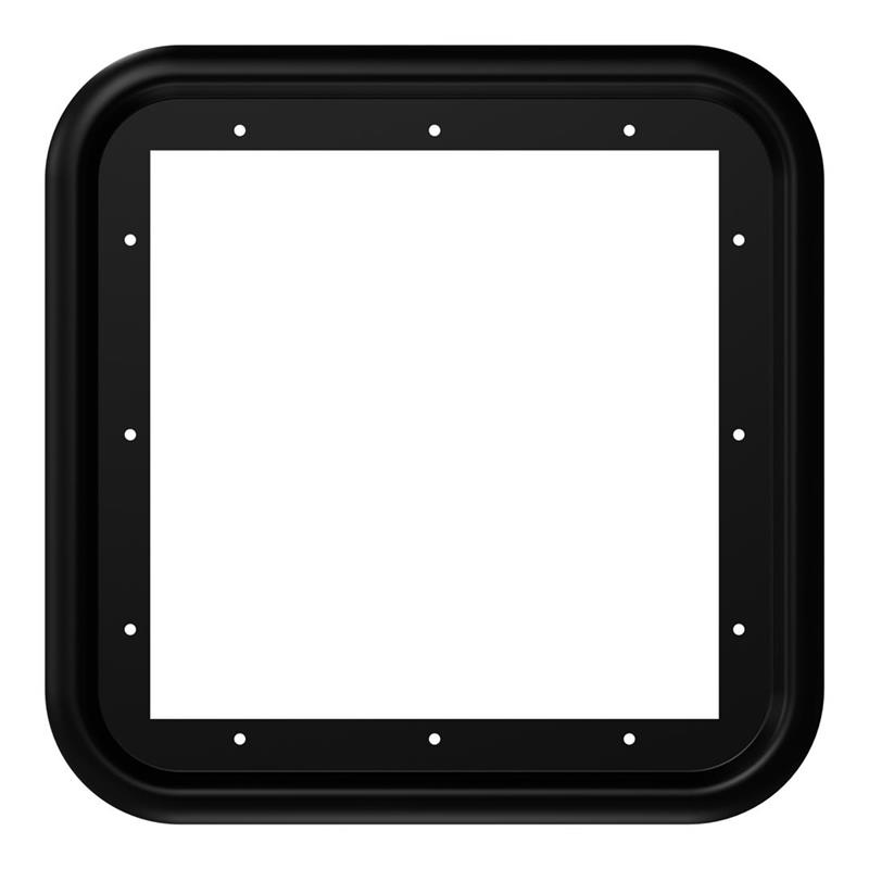 FS06TRB 15 x 15 in. Door Kit with Trim Ring, Black