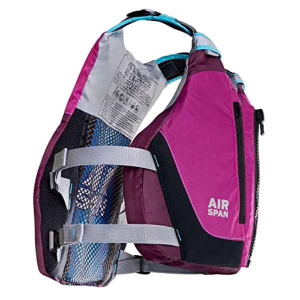 60006023 Air Span Breeze Paddling Kayak Vest, Purple