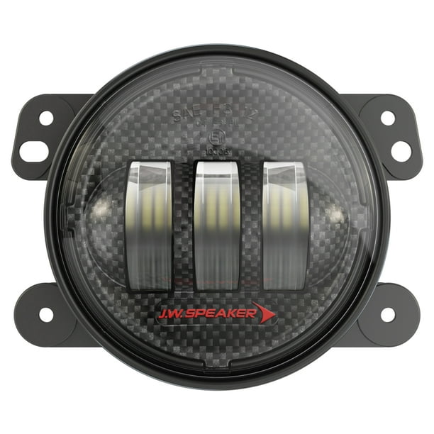 558051 6145 JL Rubicon Driving Fog Light, Black - Left Hand