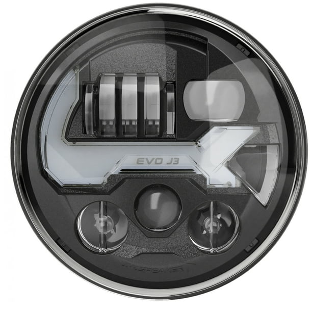 558153 Evolution J3 Canada Kit Headlight Assembly, Black
