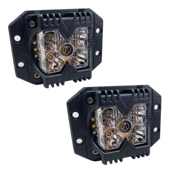 RS02FMC 40 watt LED Auxiliary Light with Flush Mount