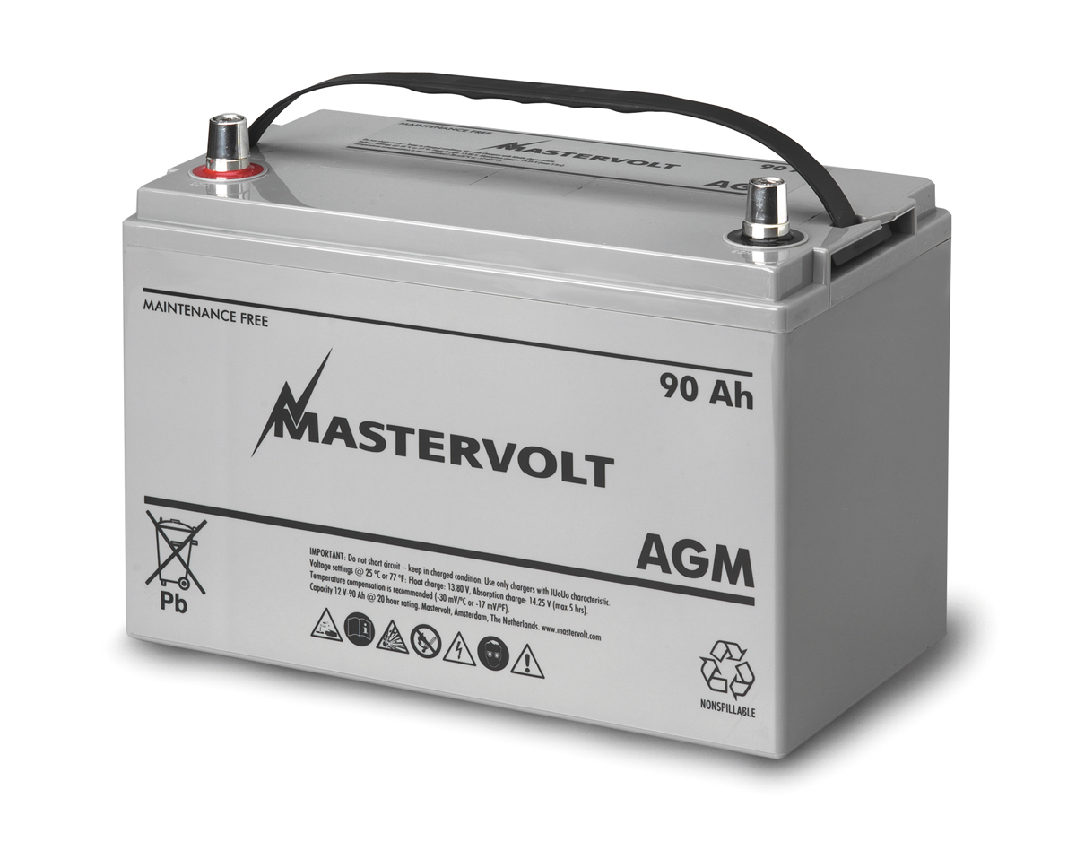 62000900 12V - 90Ah Standard AGM Battery -  Mastervolt, M4V-62000900