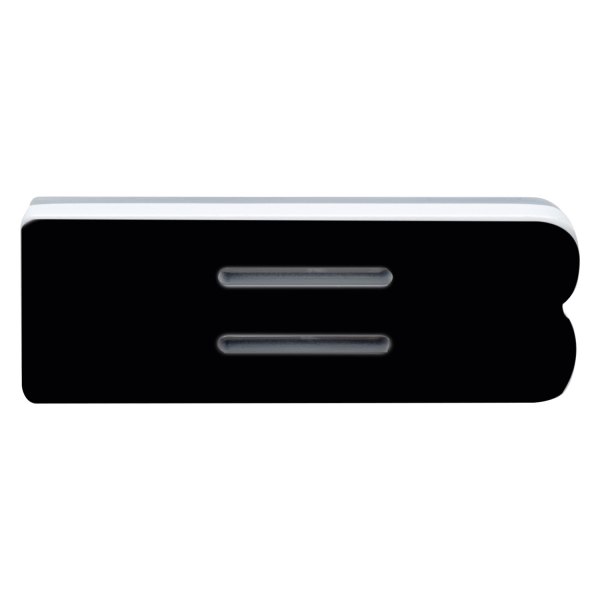 3141B001 B LED Illuminated Letter Badge, Matte Black