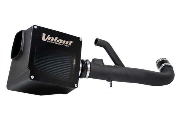 15438 Plastic Black Air Intake System with MaxFlow 5 Oiled Blue Filter for 2017-2021 Chevy Colorado