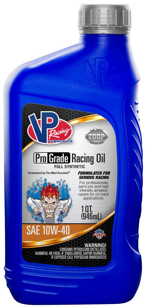 VP Full Synthetic 10W-40 Pro Grade Racing Oil QT