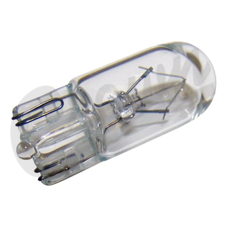 L0000158 158 Metal & Glass Bulb, Clear