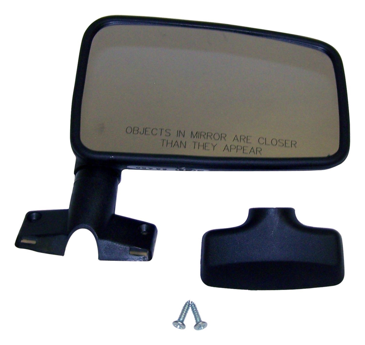 Picture of Crown Auto 55016210 Passenger Side Manual View Mirror for 1987-1995 Jeep Wrangler