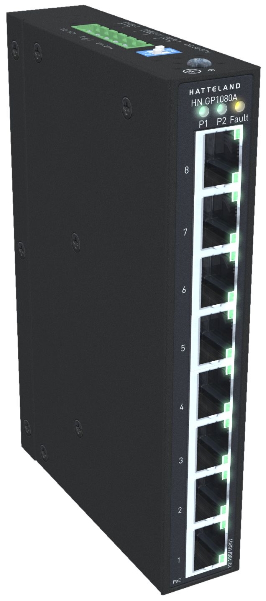 Picture of Hatteland HNGP1080A 8 Port Gigabit Ethernet Switch