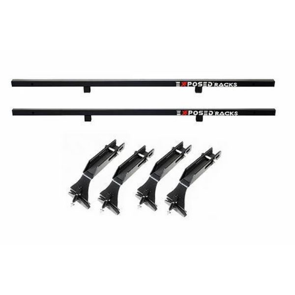 8008680BK 40 in. Solid Black B200-Z176 Crossbars, Set of 2