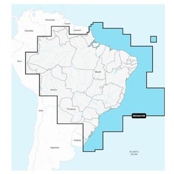 010C145320 Brazil Inland & Coastal Garmin Charts