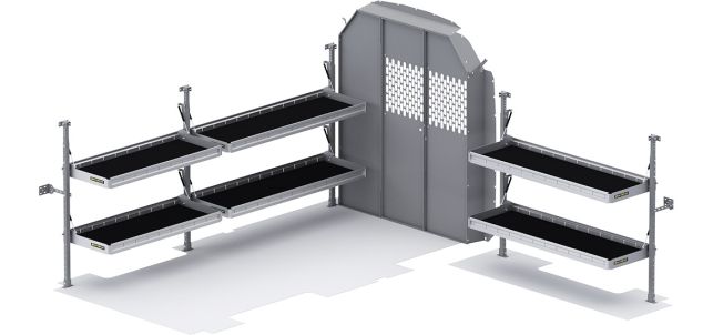 51TLM Leg & Ford Transit Mid Folding Shelf