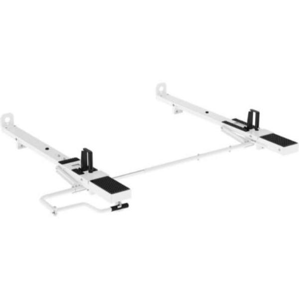 4C6A0D 6.5 ft. Drop Down Aluminum Ladder Rack Kit Single for Most Commercial Caps