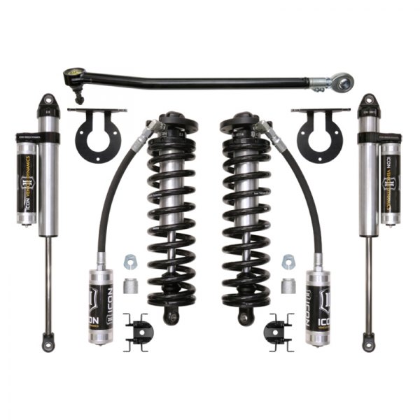 K63143 2.5-3 in. Coilover Conversion Stage 3 Front & Rear Suspension Lift Kit for 2017-2019 Ford F-250 & F-350