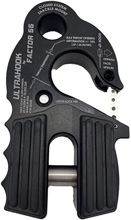 25004 Ultra Winch Hook, Black