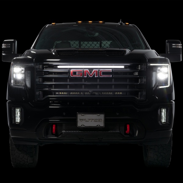 310032 32 in. Virtual DRL LED Light Grille Bar - Single Light Bar for 2021-2023 Ford F150