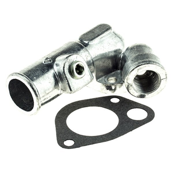 CH4976 Engine Coolant Thermostat Water Outlet for 1985-1992 Ford Bronco - Silver