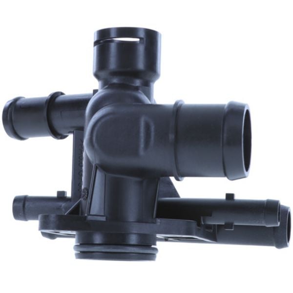 CH1095 Engine Coolant Outlet Flange for 2007-2008 Audi A3 - Black