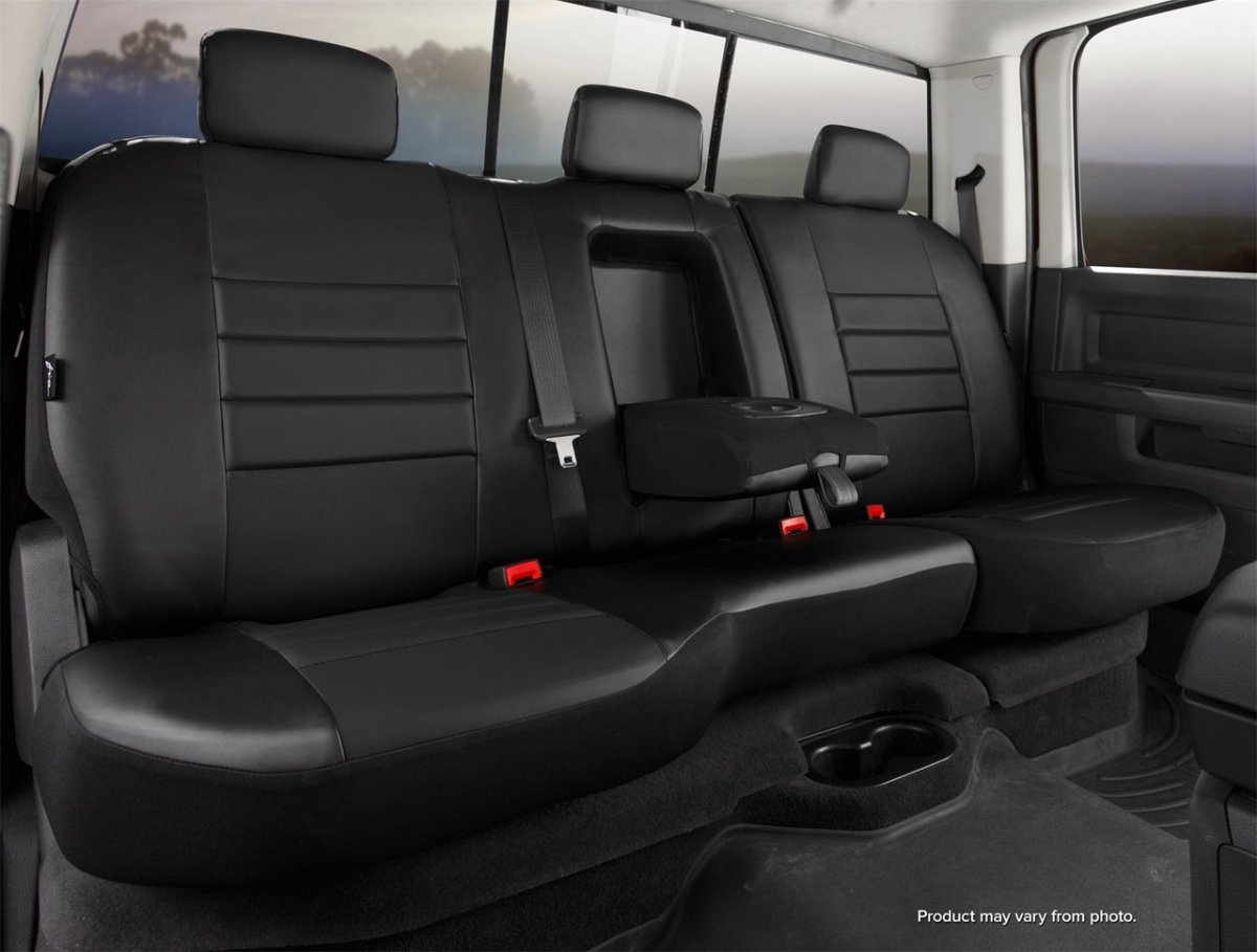 Picture of FIA SL6290BLKB LeatherLite Custom Seat Cover for 2022-2023 Toyota Tundra