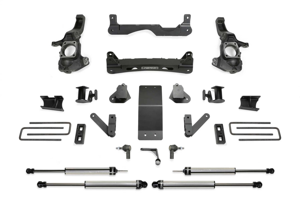 K1202DL 4 x 4 in. Performance Front & Rear Suspension Lift Kit for 2020-2024 Chevy Silverado 3500