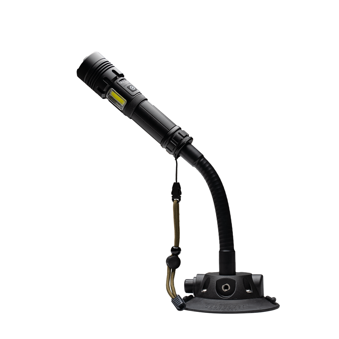 Vacuum Mount, LED, Clear Lens, High White Light/ Low White Light And White Strobe Light,