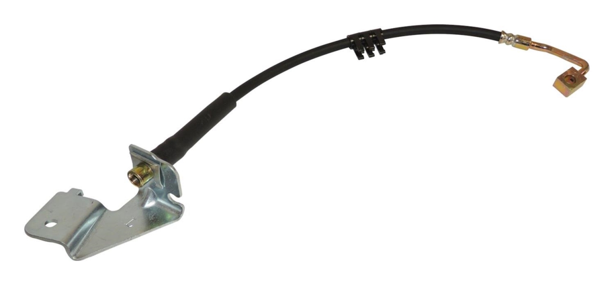 Crown Auto 68338377AD Rear Left Brake Hose for 2022 Jeep Gladiator, Black