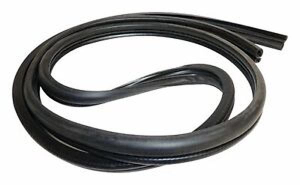 Crown Auto 55176148AC Front Right or Left Body Mounted Weatherstrip for 1997-01 Cherokee 4 Door - Black