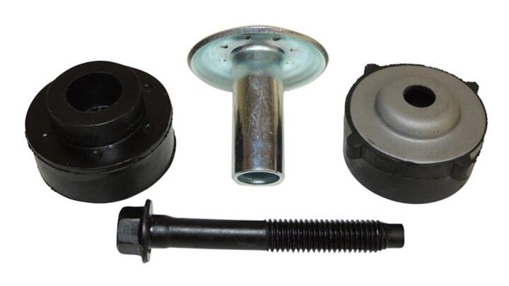 55176180K1 Body Mount Kit - Black - Front - Direct Replacement for TJ Wrangler