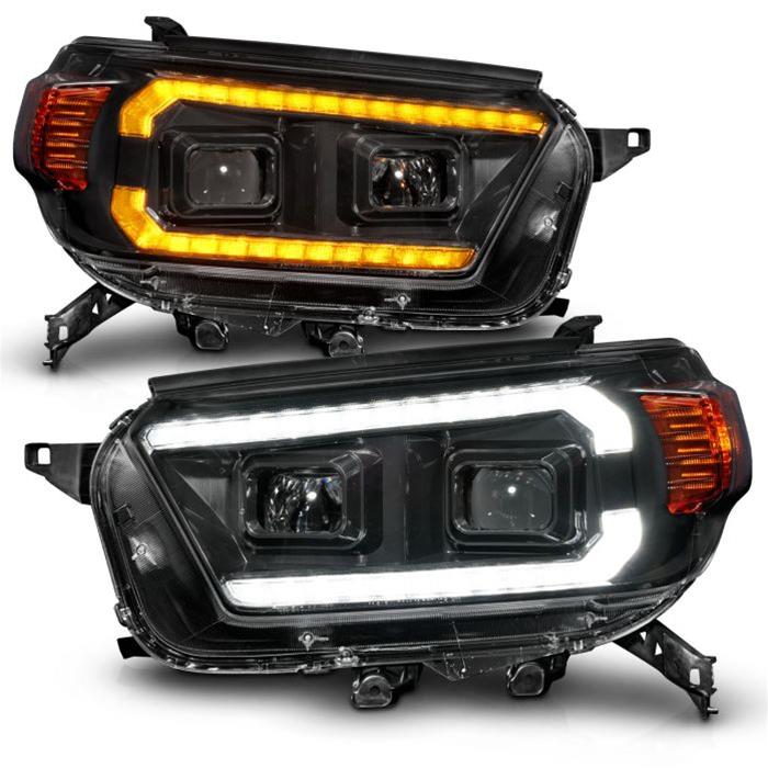 111602 Switchback LED Headlights for 2010-2013 Toyota 4Runner, Black