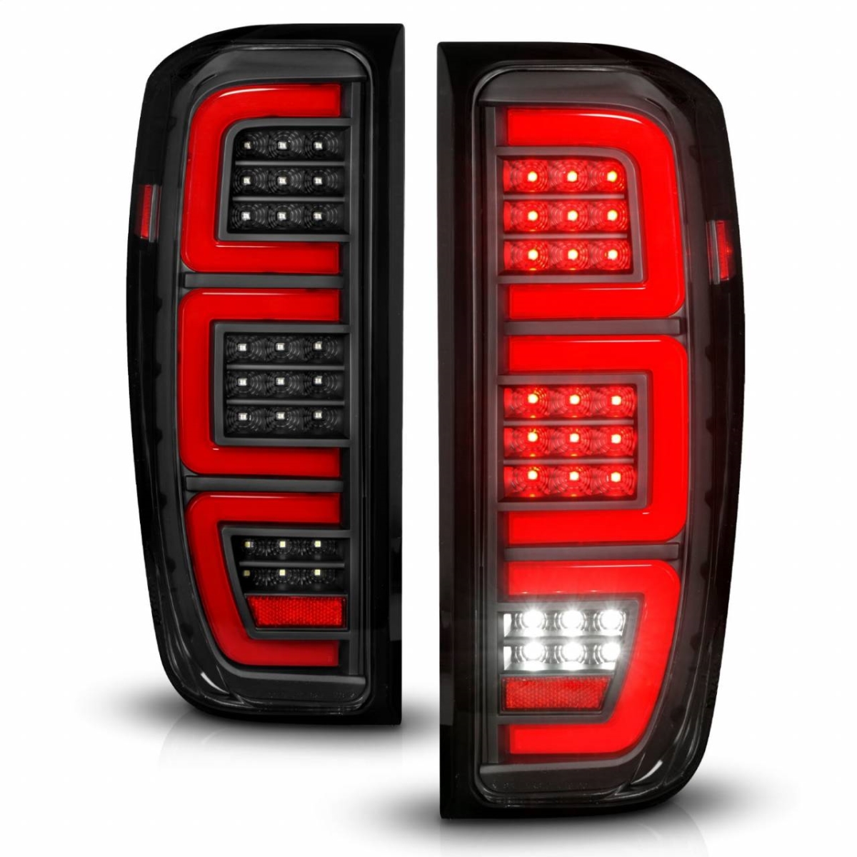 311457 Full LED Tail Light Assembly, Black Housing & Clear Lens