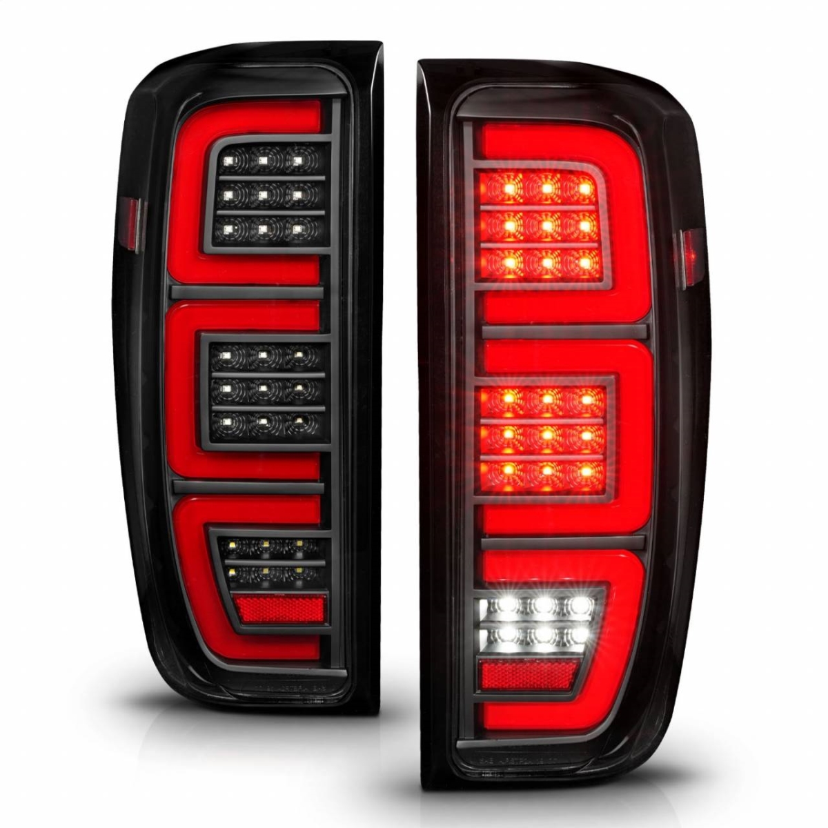 311459 Full LED Tail Light Assembly for 2023 GMC Sierra 1500, Black Housing & Clear Lens