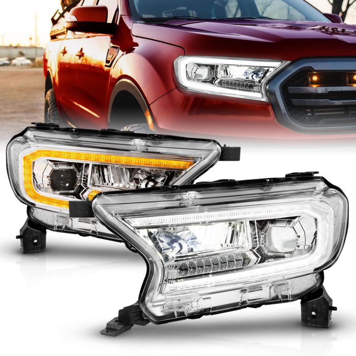 Picture of Anzo 111614 Full LED Projector Headlight for 2019-23 Ford Ranger