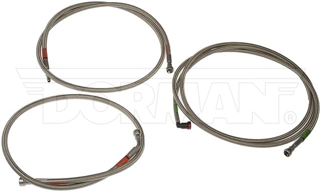 Dorman 819003 Flexible Stainless Steel Braided Fuel Line, Silver