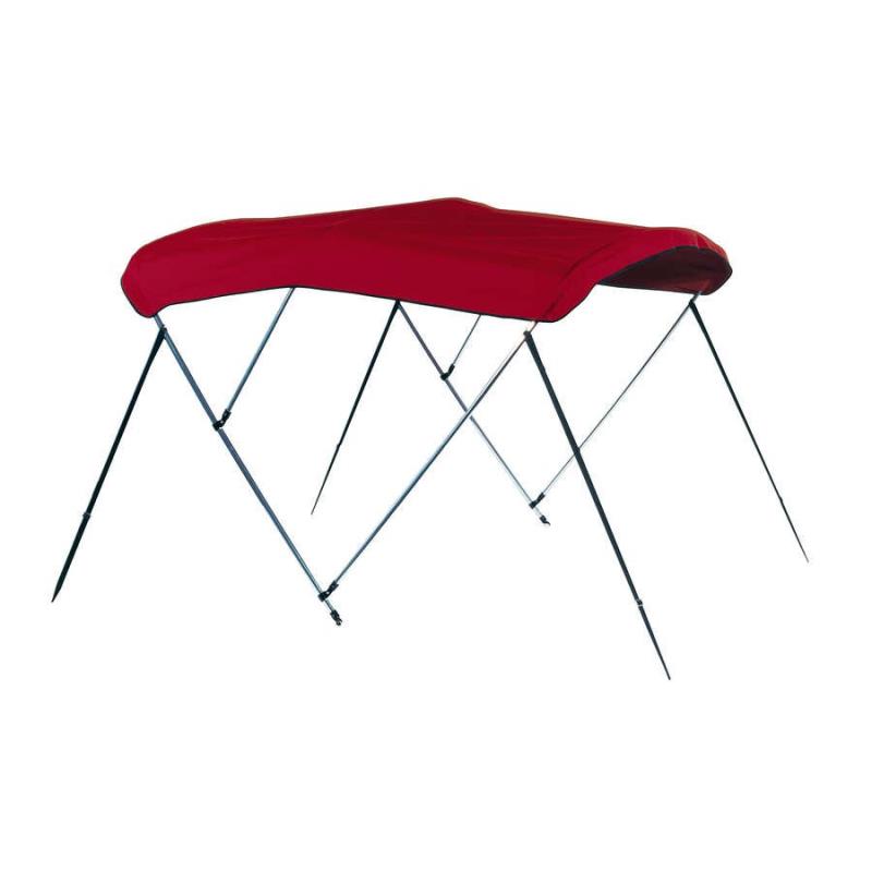 A4669UB07 4669U 3 Bow Boot Sunbrella Bimini Top Kit, Jockey Red