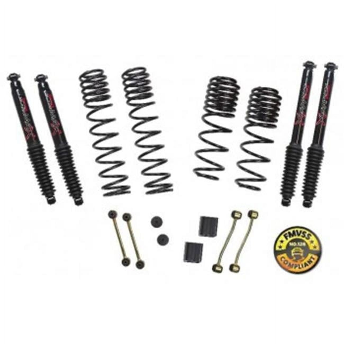 F1725VBKB 2.5 in. Coil Spring Lift Kit with Black Max Shocks