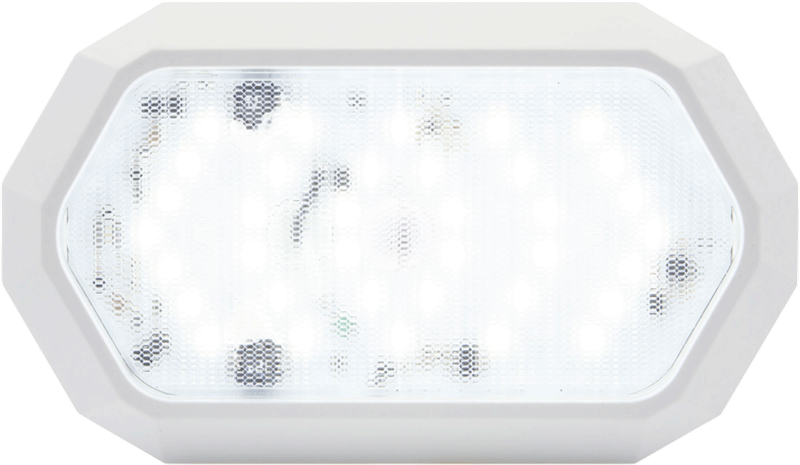 ILL03CEHB LED Utility Ultra Thin Light, Clear & White