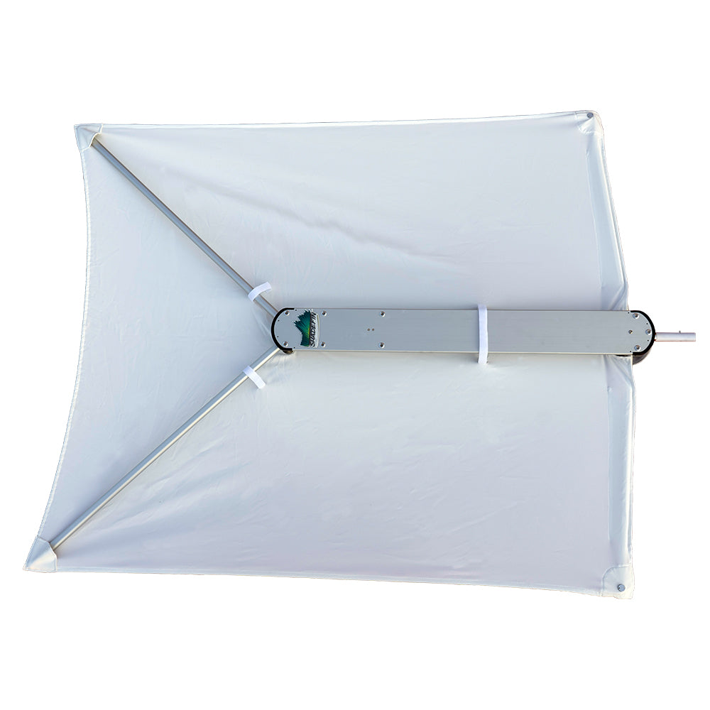 T1030001 Shade Fin Fabric Bag, White