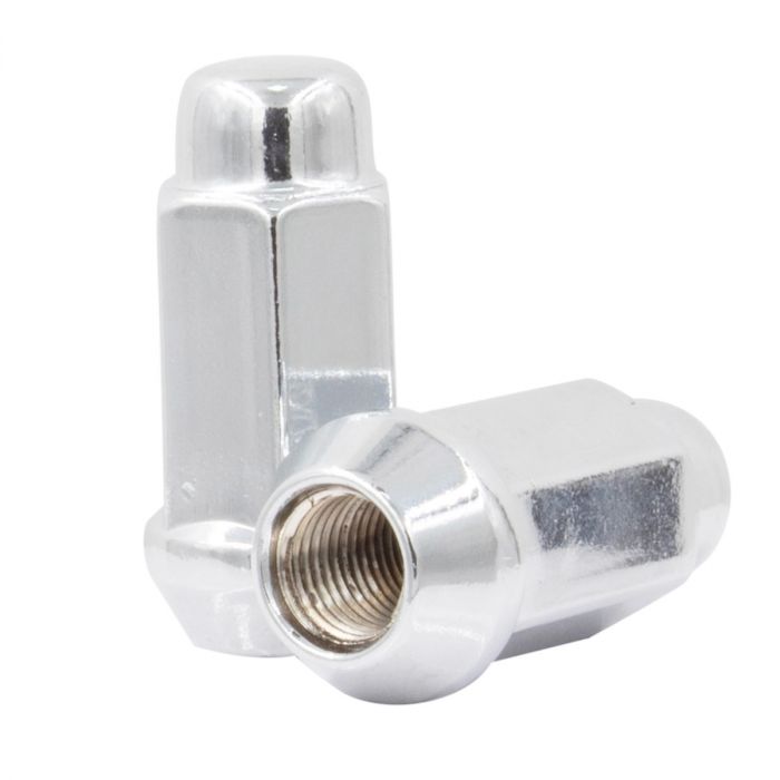 701144B 1.9 in. Long 0.75 in. Hex & M12 x 1.25 Thread Bulge Lug Nuts for 2004-2010 Nissan TITAN LE