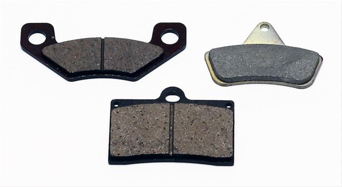 15011648K 0.57 in. Sintered Metallic Brake Pad, Axle Black