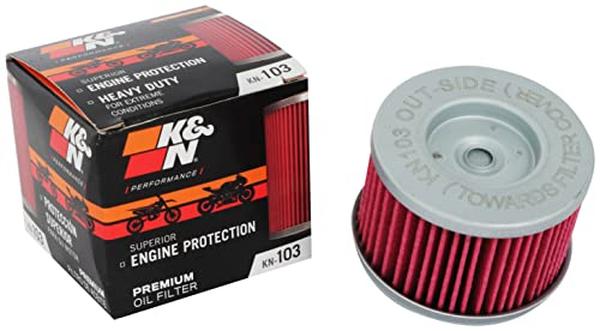 Filter KN103 Motorcycle Oil Filter - High Performance, Premium