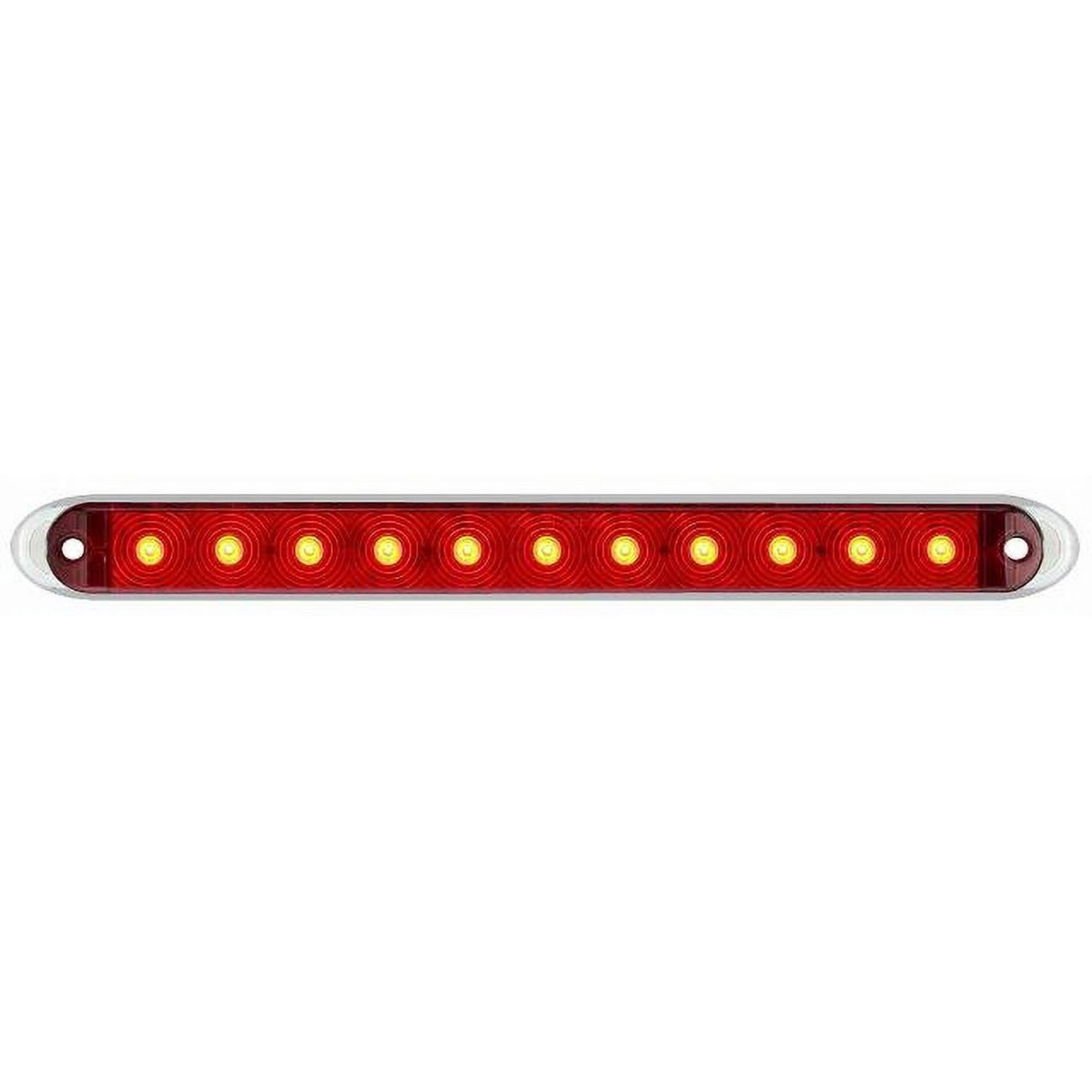 STL69RK STL69RB A69CB Blister Tail Light Bar with Chrome Base