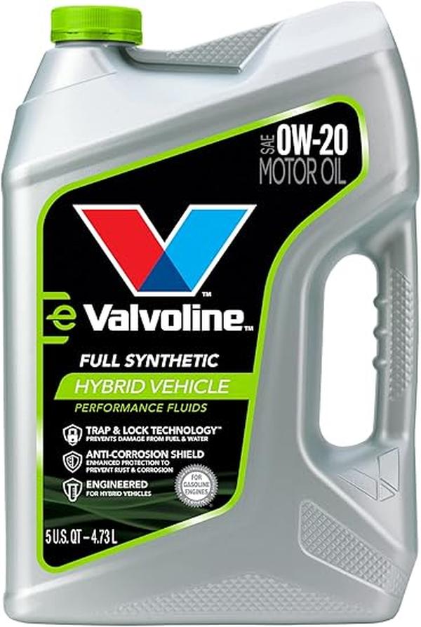 898664 5 qt. Hybrid Vehicle 0W-20 Full Synthetic Motor Oil, Pack of 3