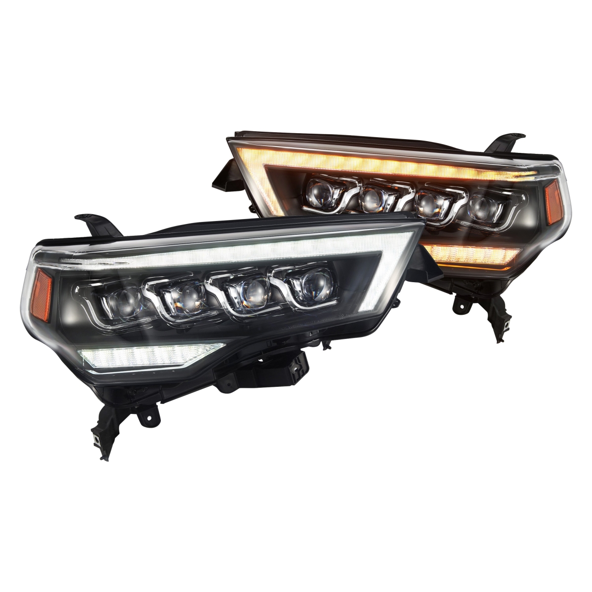 880808 Nova-Series G2 Projector LED Headlights with Sequential DRL for 2014-2022 Toyota 4Runner, Black