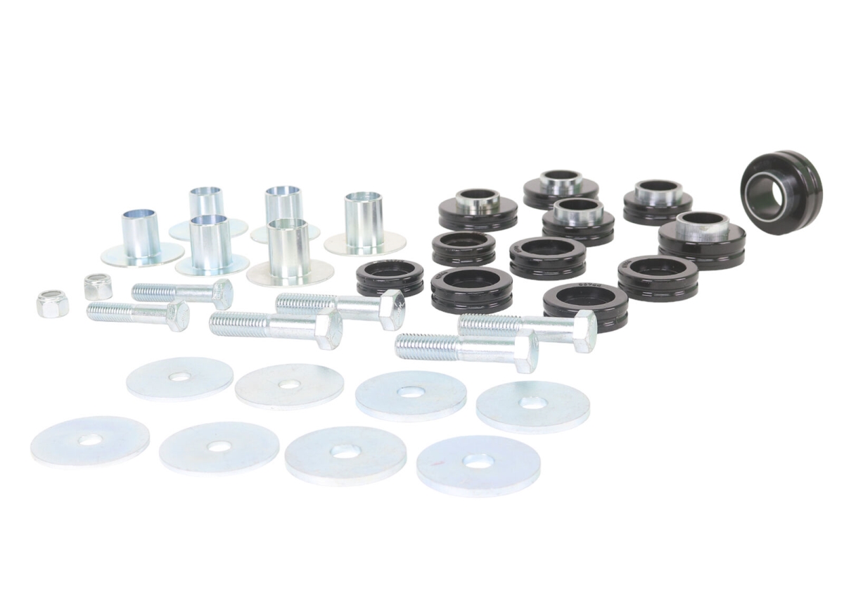 W93494 Body Mount Bushing - Black - Set of 4 - Enhanced Durability