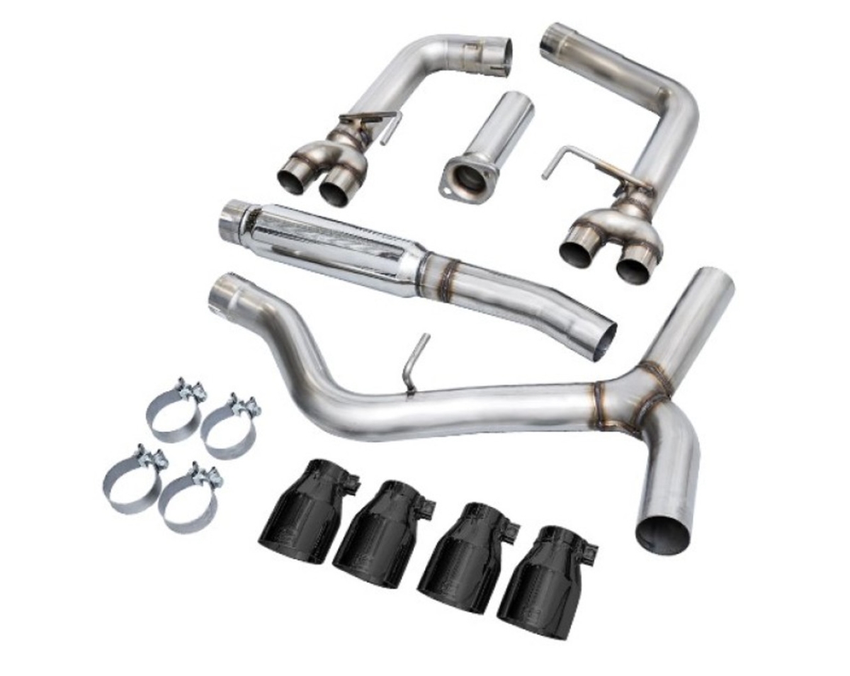 302043979 Track Edition Exhaust for 2022 Plus VB Subaru WRX - Diamond Black Tips