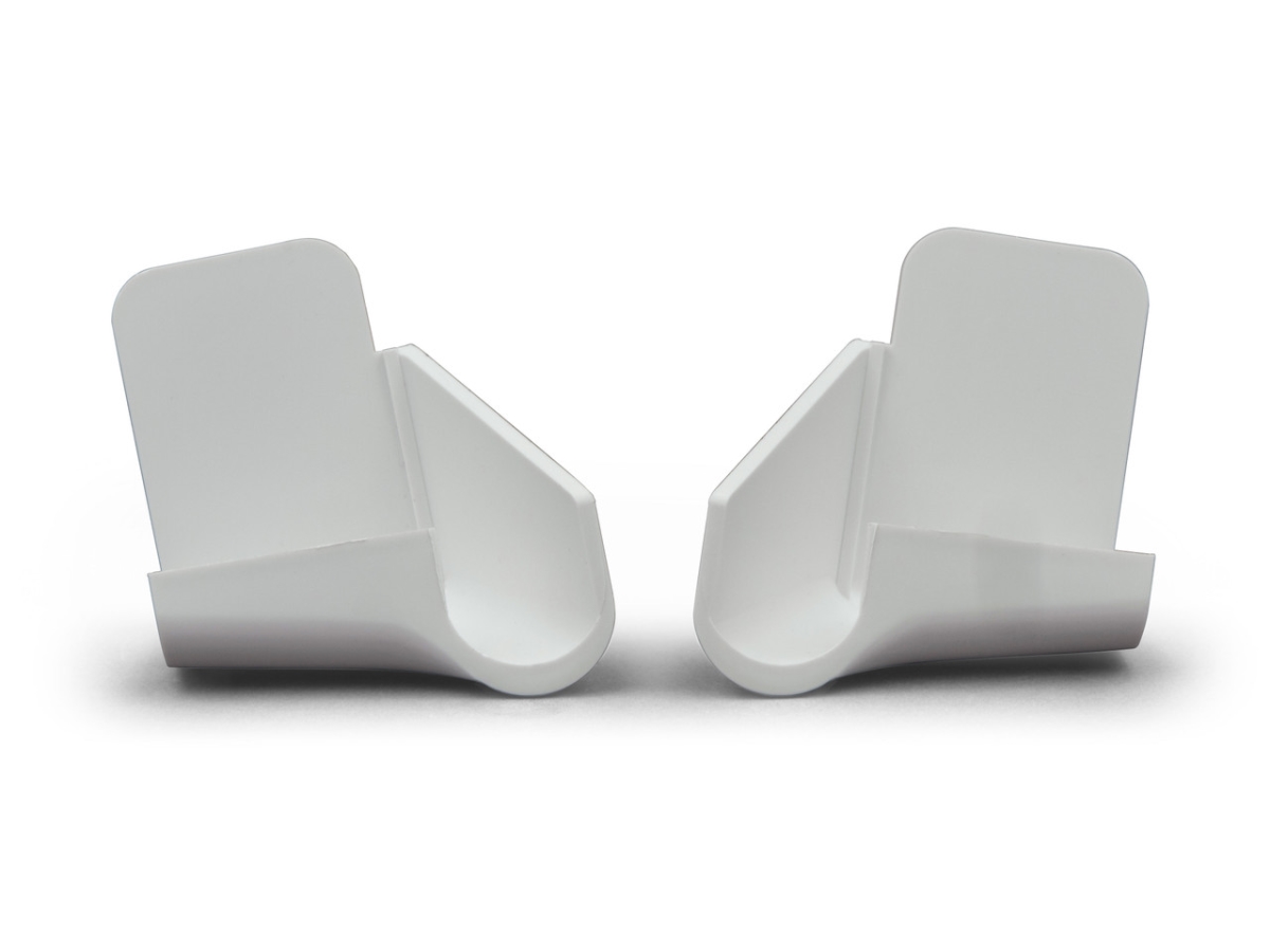 94168 Short Rain Gutter Spouts, Polar White