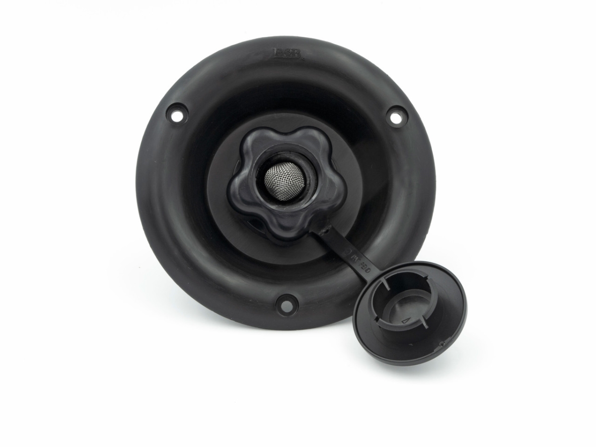 94221 City Water Dish with Plastic CV, Black
