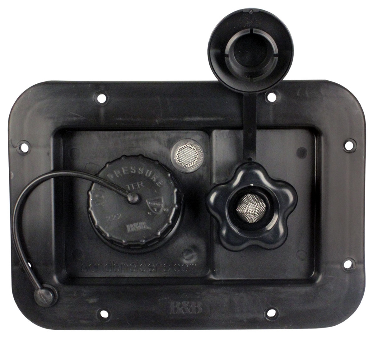 94223 City & Gravity Dish with Plastic CV, Black