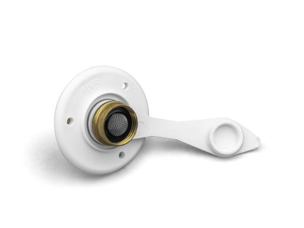 94234 Flush Water Flange with Brass Valve