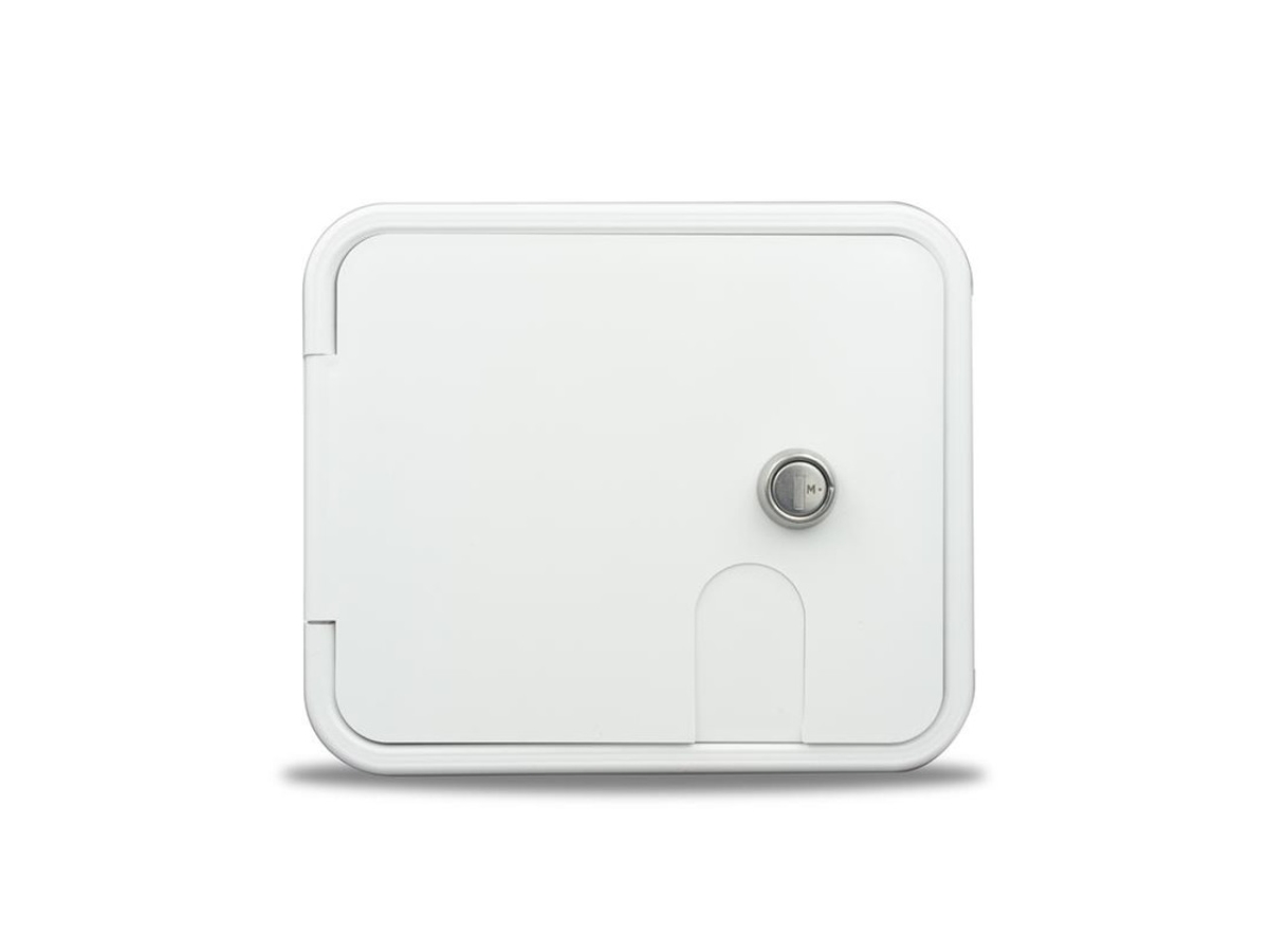 94253 City & Gravity Water Center with Brass CV Key, Polar White