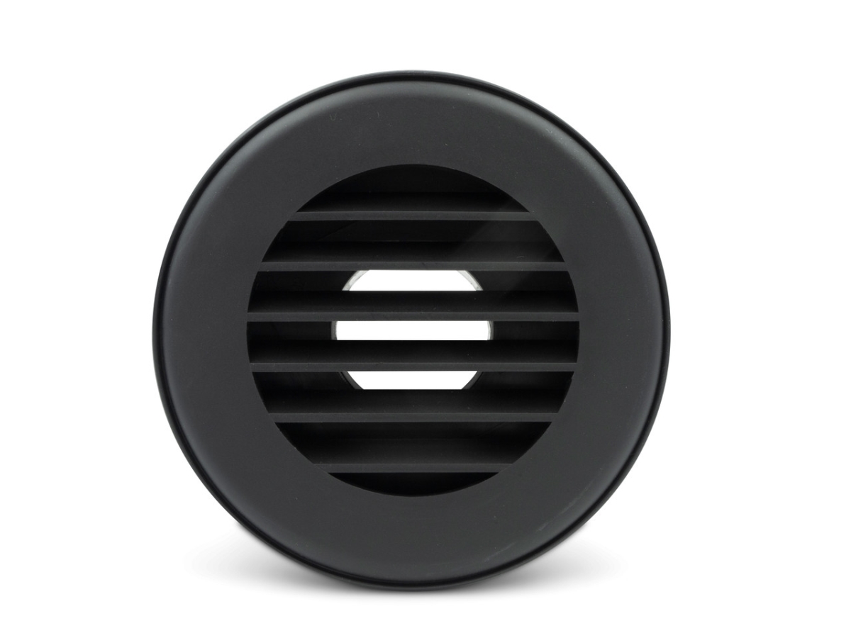 94262 2 in. Heat Vent with No Damper, Black